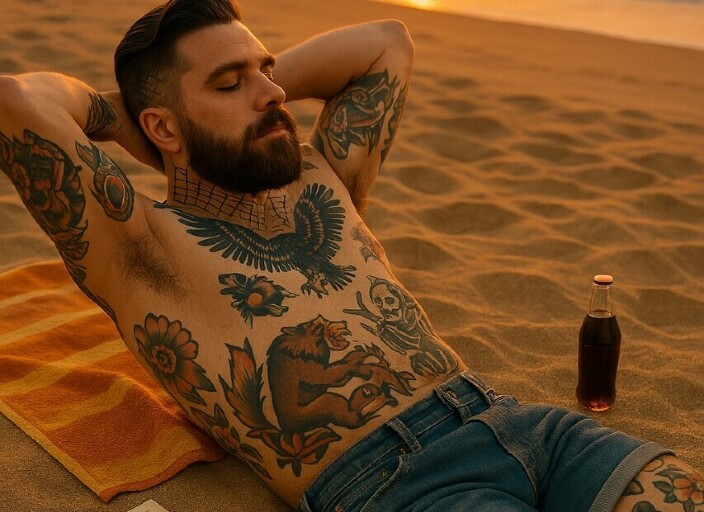 joli barbu rigolo